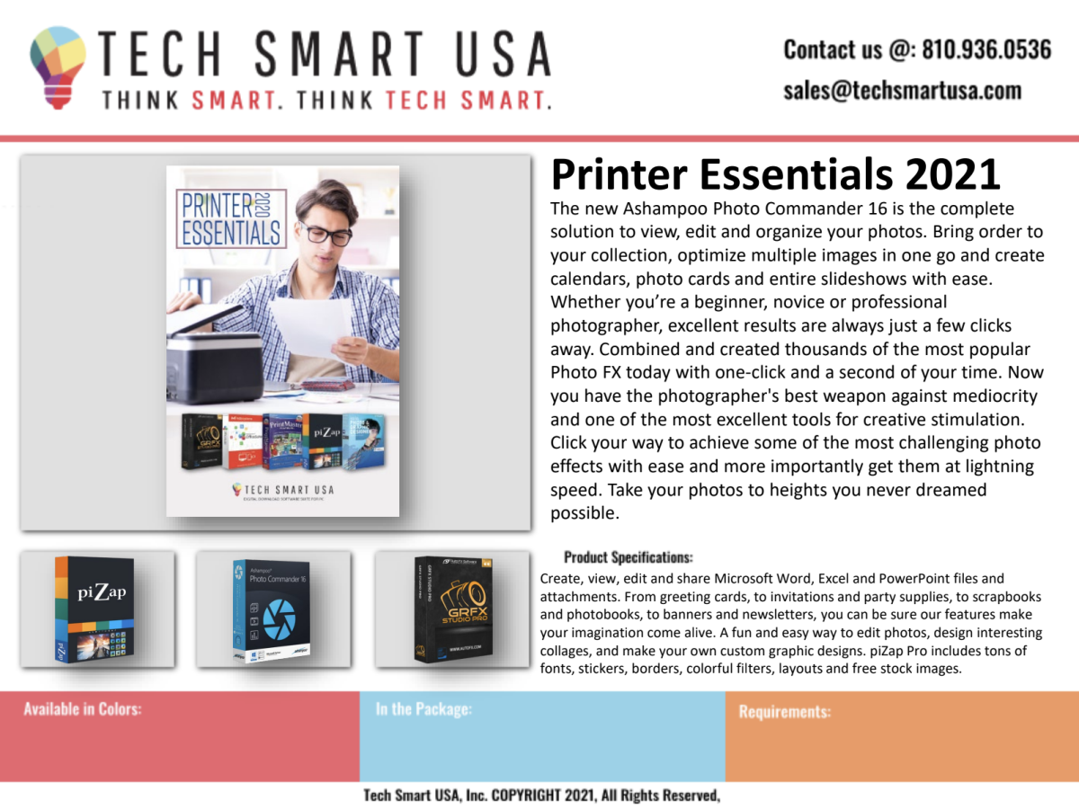 Printer Essentials Tech Smart USA, Inc.